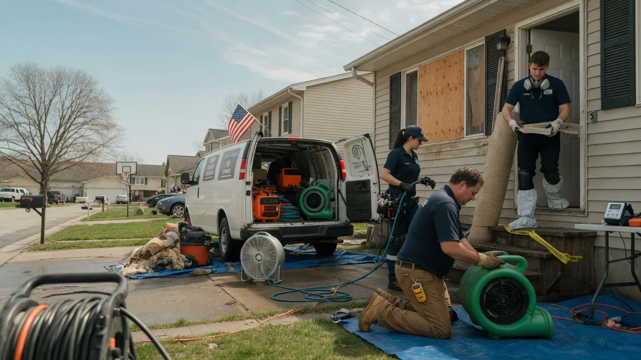 Water Damage Restoration in Douglas, ND near me